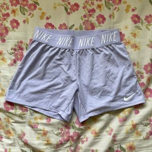 Lilac Nike Shorts